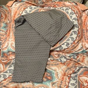 Patterned Ankle Pant